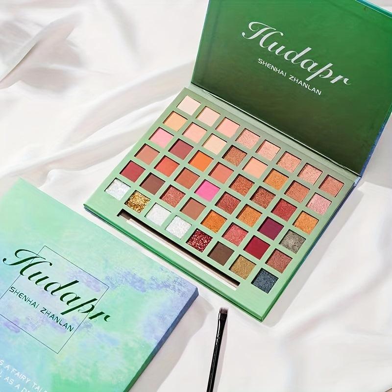 48 Colors Eyeshadow Palette Matte Shimmer Glitter Finish Natural Nude