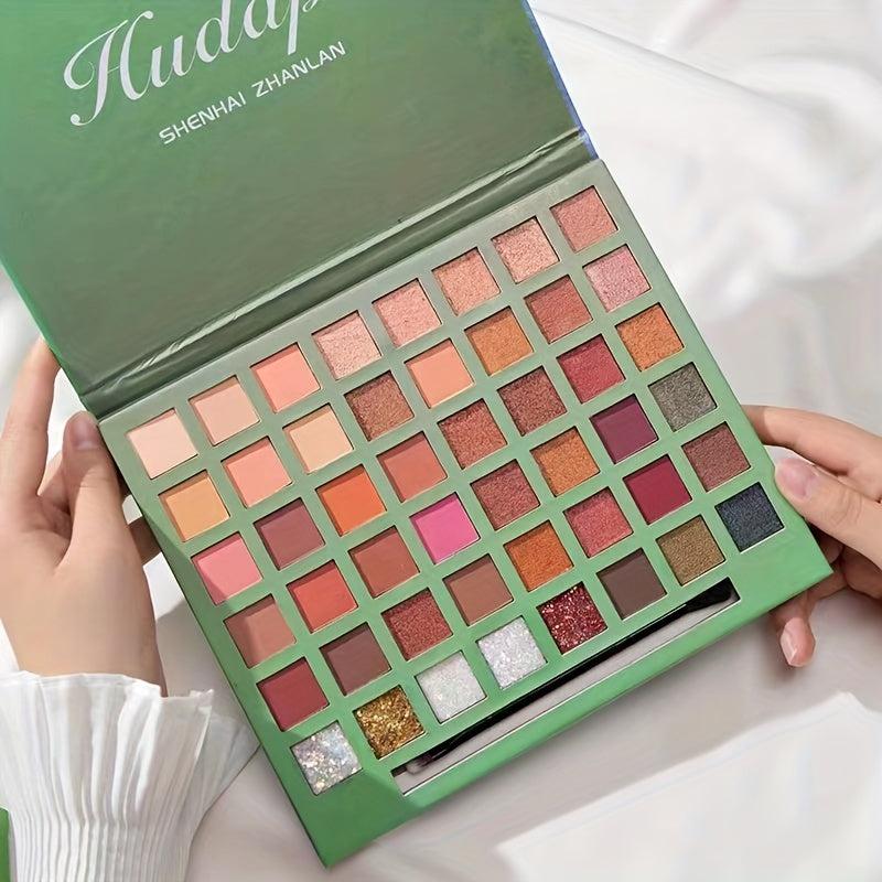 48 Colors Eyeshadow Palette Matte Shimmer Glitter Finish Natural Nude