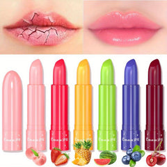 6pc Magic Lipstick Set Long Lasting Moisturizing Lip Balm Fruit Flavor
