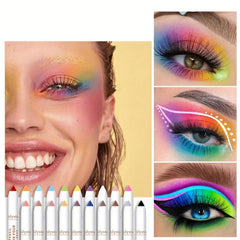 Monochromatic Eyeshadow Stick Matte Shimmer Finish