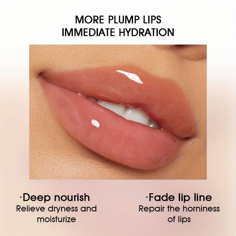 Jelly Tinted Lip Mask 6 Fruit Flavors Lip Balm for Moisturizing and Plumping