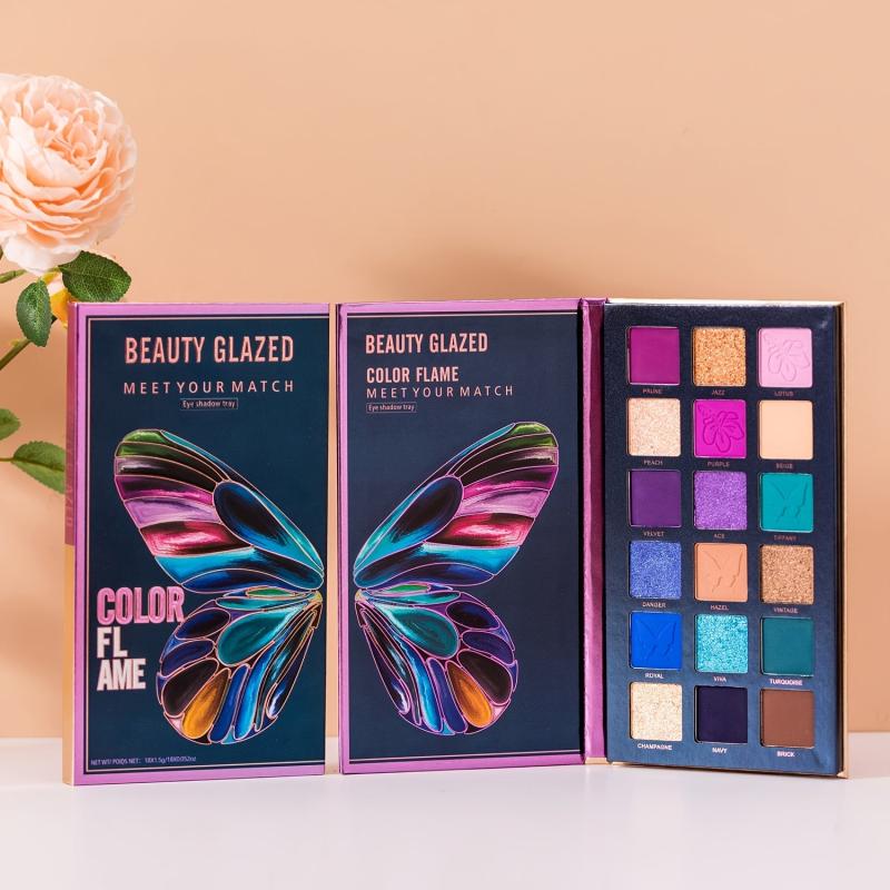 Butterfly 18 Colors Eyeshadow Palette High Pigmented Matte Shimmer