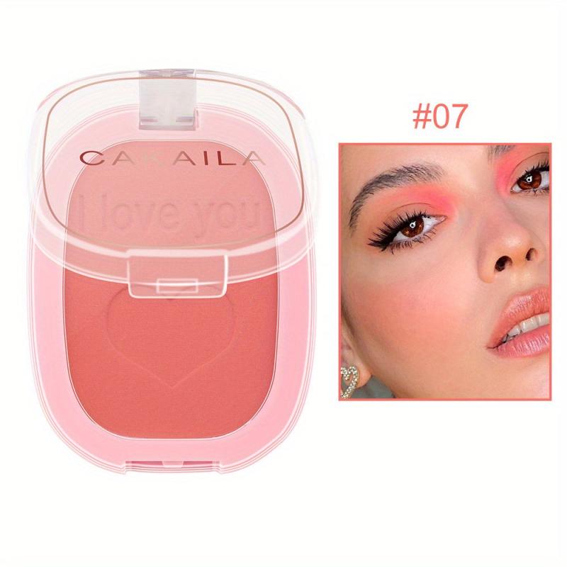 12-Color Matte Blusher for Long-Lasting Brightening Effect