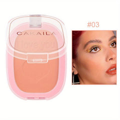 12-Color Matte Blusher for Long-Lasting Brightening Effect