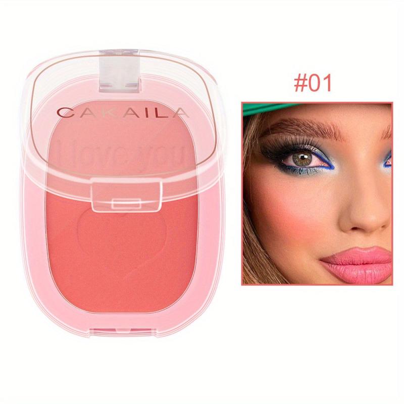 12-Color Matte Blusher for Long-Lasting Brightening Effect