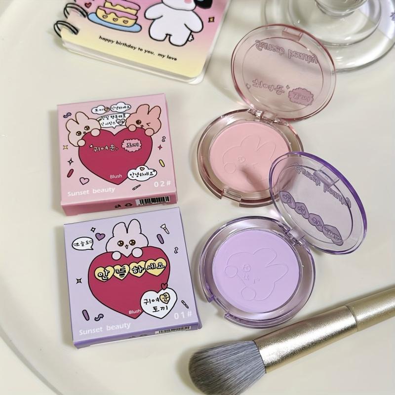 Sunset Beauty Rabbit Love Blush Lightweight Natural Nude Makeup