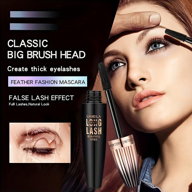 Waterproof 4D Mascara Thick Lengthening Smudge Proof Volumizing Long Lasting