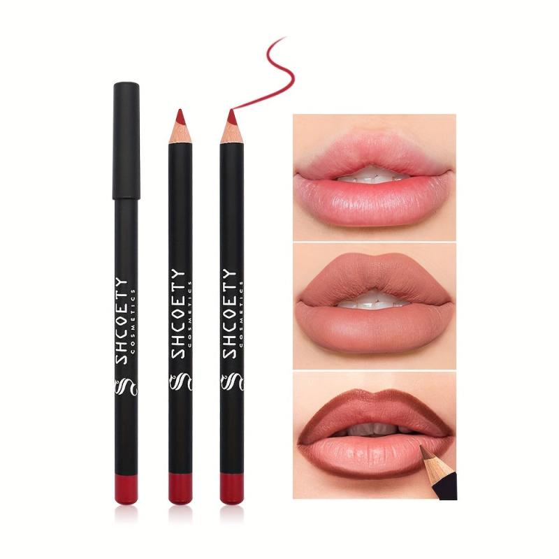 Matte Lip Liner Pencil Long Lasting 12 Colors