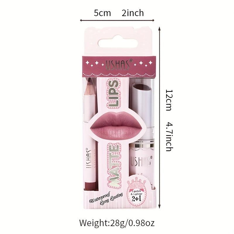 12-Piece Matte Liquid Lipstick Lip Liner Set