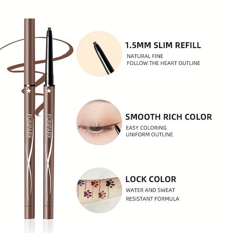 Fine Refill Eyeliner Pen Long Lasting Waterproof Sweat Proof Smudge Proof