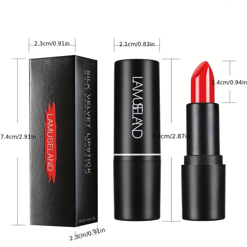 12-Color Matte Velvet Lipstick and Gloss Set for Women