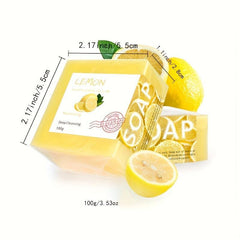 Organic Lemon Soap for Skin Detox and Soothing Dryness