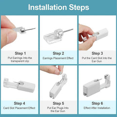 1PC Disposable Sterile Ear Nose Piercing Kit - NO PAIN Piercer