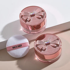 Silky Lightweight Setting Powder Brightening Skin Tone Natural Nude Makeup