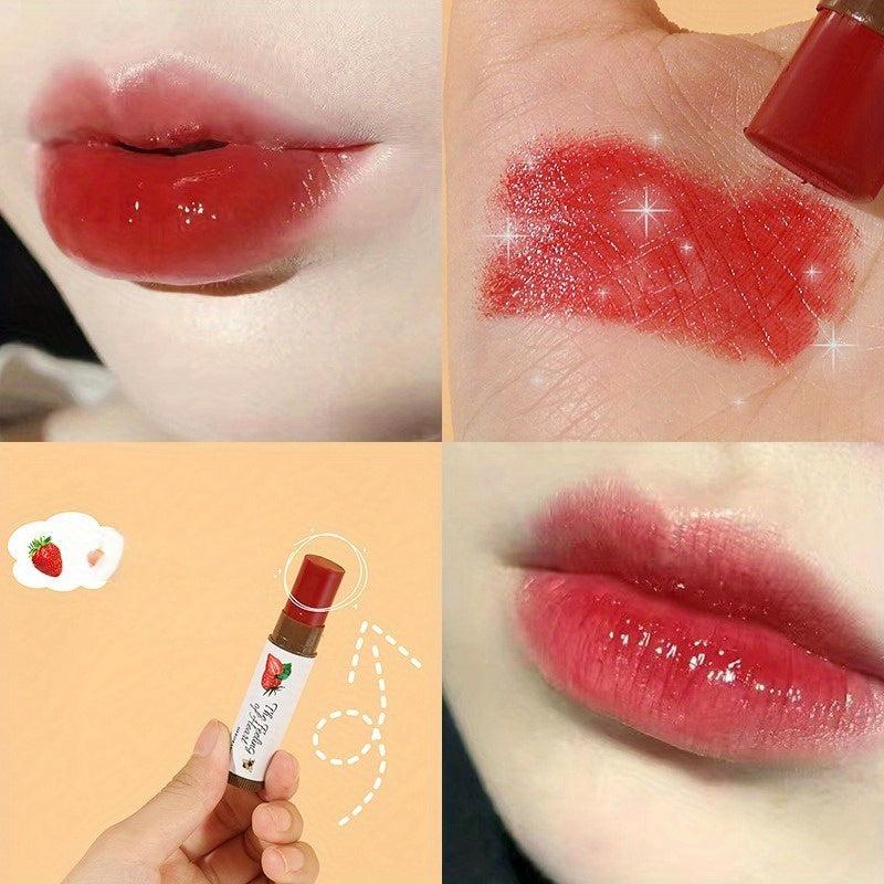 Fruit Lip Balm Strawberry Peach Hydrating Lipstick