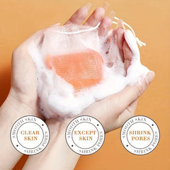2pcs Turmeric Soap Bar with Bubble Nets