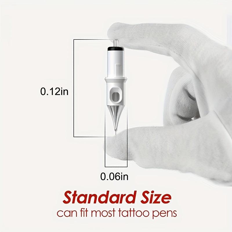 20Pcs Tattoo Cartridge Needles Disposable Standard Round Liner For Artists