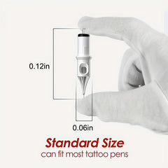 20Pcs Tattoo Cartridge Needles Disposable Standard Round Liner For Artists