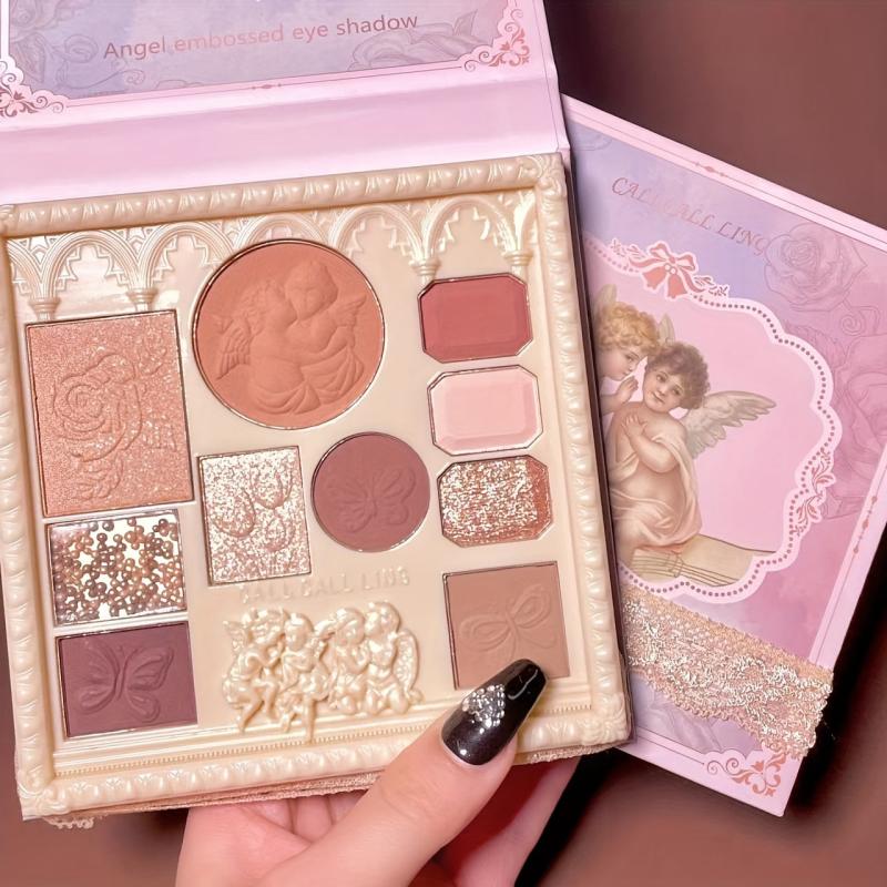 Embossed Angel Eyeshadow Palette Matte & Pearly Finish