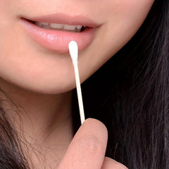 200pcs Double Ended Cotton Swabs Wooden Stick Cotton Swab