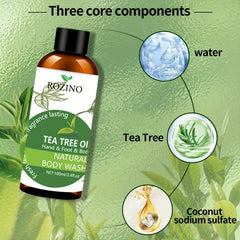 100ml Tea Tree Bath Gel Shower Gel Pure And Skin Fragrance Bath Foam