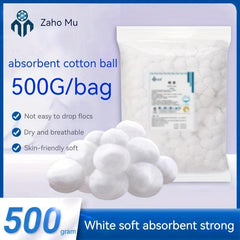 500g Cotton Balls Soft Absorbent Multipurpose Cotton Balls