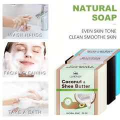 Coconut & Shea Butter Skin Care Soap for Softer Skin