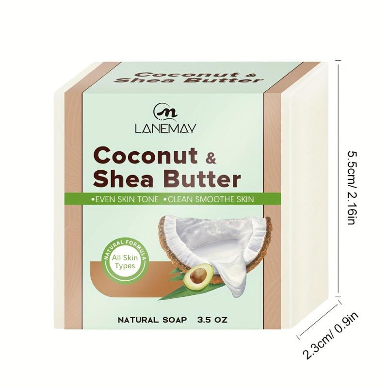 Coconut & Shea Butter Skin Care Soap for Softer Skin