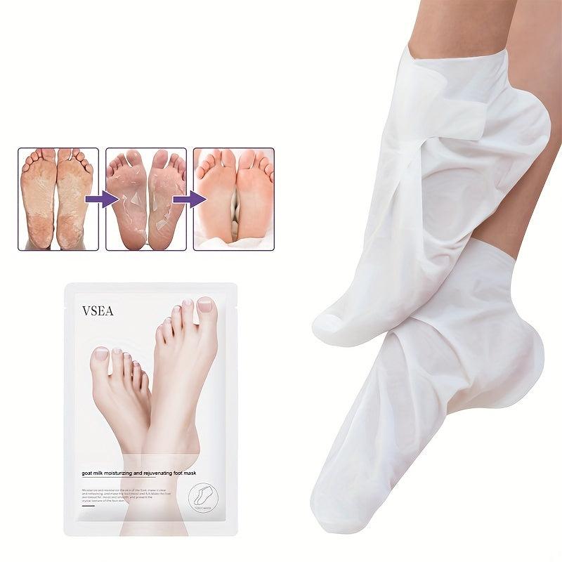 Goat Milk Exfoliating Foot Mask for Dry Feet