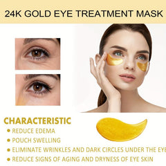 24K Moisturizing Essence Eye Mask Golden Eye Patch - Fade Eye Lines