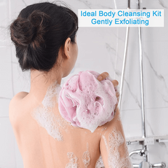 Large Bath Flower Bubble Ball for Rich Bubble Bath
