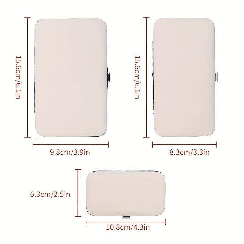 7-In-1 Professional Pedicure Kit with Leather Case