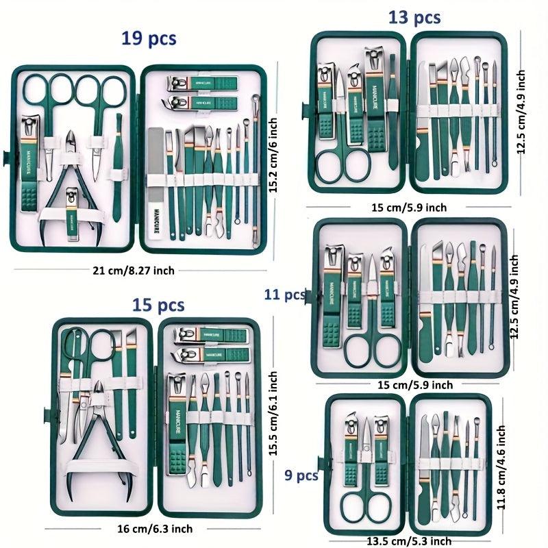 Stainless Steel Nail Clippers Set for Perfect Nail Care and Beauty
