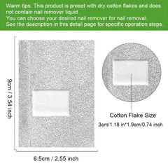 Gel Polish Remover Wraps - Foil Wraps for Soak Off Gel Polish