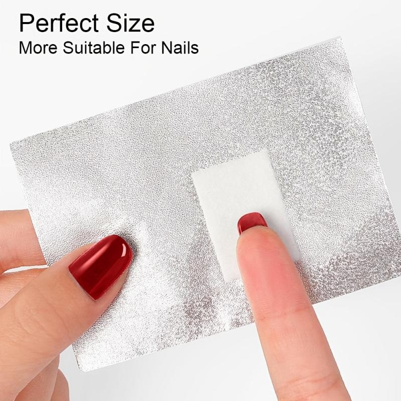 Gel Polish Remover Wraps - Foil Wraps for Soak Off Gel Polish