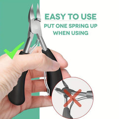 Professional Nail Clippers for Thick & Ingrown Toenails