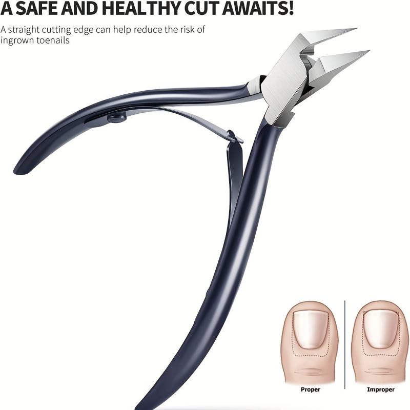 Stainless Steel Toenail Clippers for Ingrown Nails Podiatry Care