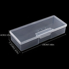 Transparent Storage Box for Nail Art Tools