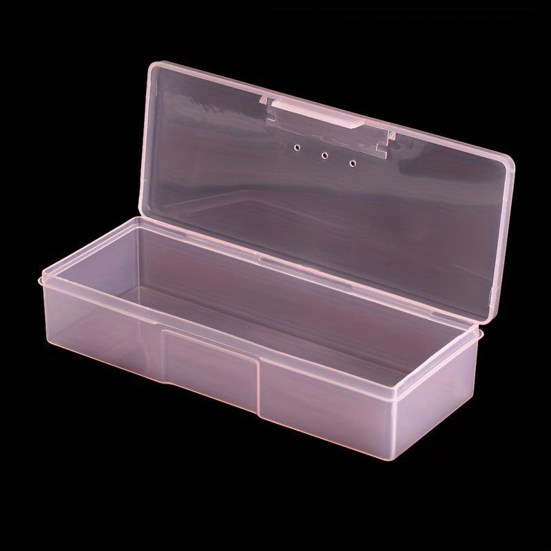 Transparent Storage Box for Nail Art Tools