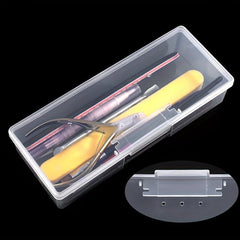 Transparent Storage Box for Nail Art Tools