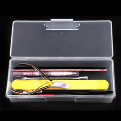 Transparent Storage Box for Nail Art Tools