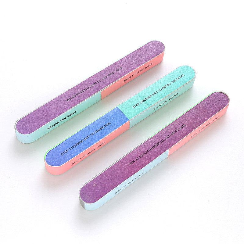3 Pcs Nail Files for Nail Art Salon Pedicure Manicure Tool
