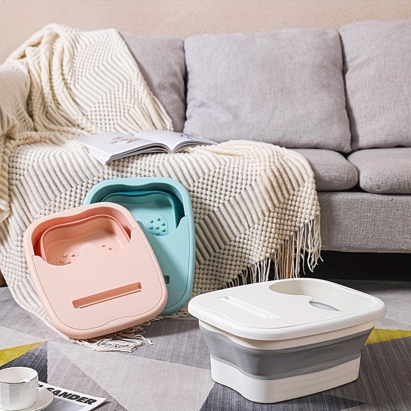 Foldable Foot Bath Massager Tool Large Basin for Soaking Feet