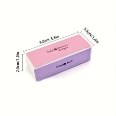 Colorful Nail File & Buffer Professional Nail Buffering Files