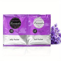 Moisturizing Lavender Rose Foot Soak Jelly Soap