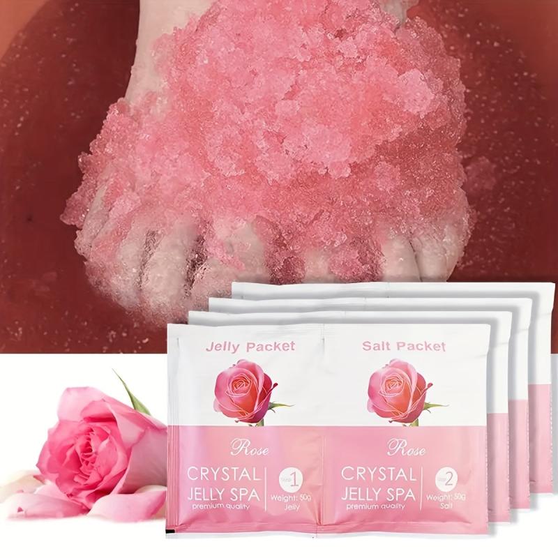 Moisturizing Lavender Rose Foot Soak Jelly Soap