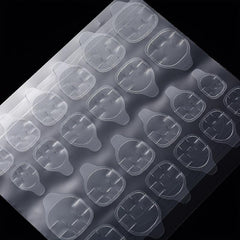 Breathable Waterproof Jelly Nail Gel Stickers for Press On Nails