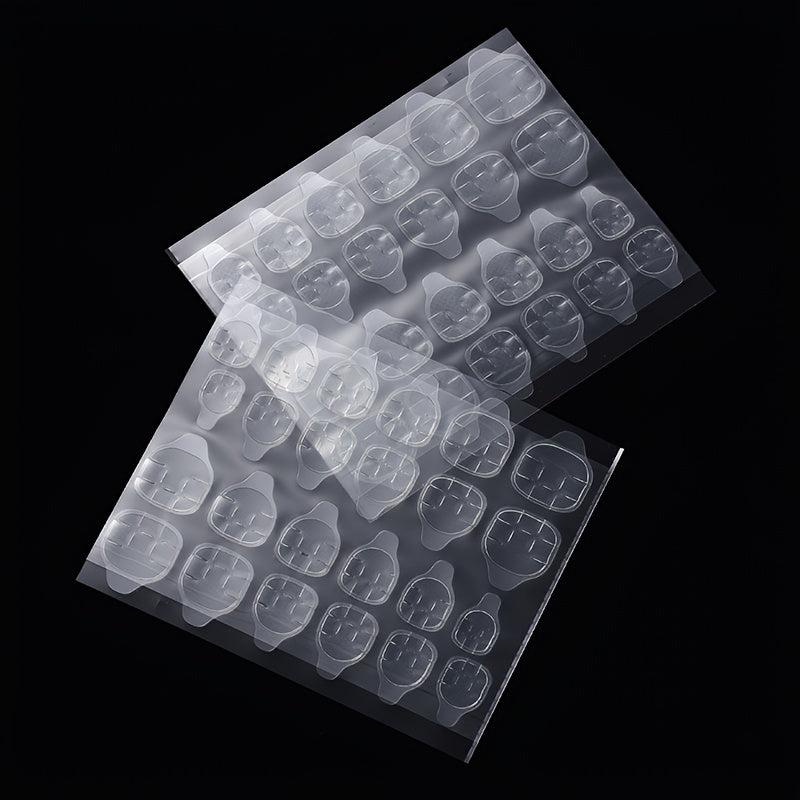 Breathable Waterproof Jelly Nail Gel Stickers for Press On Nails