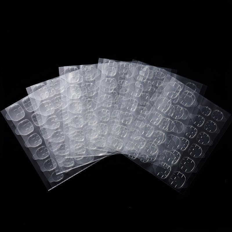 Breathable Waterproof Jelly Nail Gel Stickers for Press On Nails