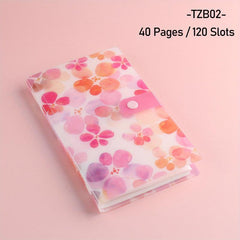 120 Slots Nail Art Sticker Storage Book Plastic Nail Art Tools Display